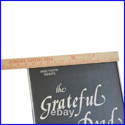 Original 1980 Grateful Dead Poster Mississippi River Festival Edwardsville, IL