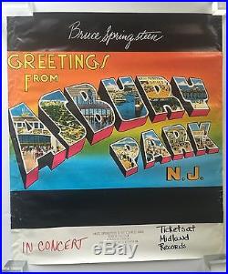 Original Bruce Springsteen July 11 1975 Geneva Concert Poster Rare Born To Run