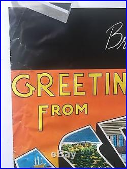 Original Bruce Springsteen July 11 1975 Geneva Concert Poster Rare Born To Run
