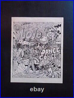 Original Concert Test Poster-love-sons Of Adam-esp-march 4,1967-earl Warren-s B