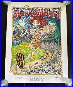 Original DEAD & CO TOUR POSTER 06/25/2023 Fenway Park Boston Final Tour