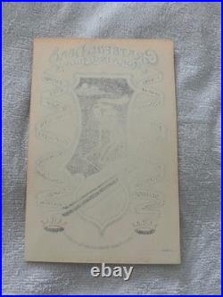 Original Feb 22-24,1968 Grateful Dead Poster Hb Trip & Ski Bob Fried Aor 3.29 Nm
