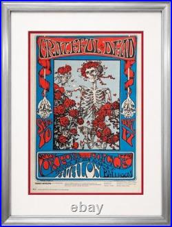 Original Grateful Dead 1966 Skeleton & Roses Concert Poster, 3rd Printing FD-26