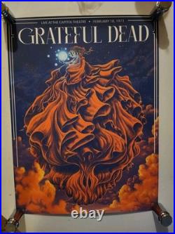 Original Grateful Dead Capitol Theater Concert Poster Signed and Numbered