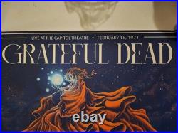 Original Grateful Dead Capitol Theater Concert Poster Signed and Numbered