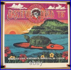 Original Grateful Dead Dave's Picks Poster Honolulu Signed/Numbered 42/50