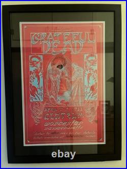 Original Grateful Dead George Sargent Centrum Worcester Mass. 4/7-9 1988 Poster