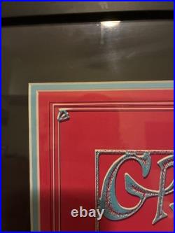 Original Grateful Dead George Sargent Centrum Worcester Mass. 4/7-9 1988 Poster