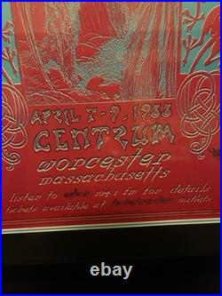 Original Grateful Dead George Sargent Centrum Worcester Mass. 4/7-9 1988 Poster