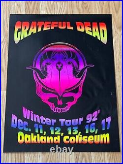 Original Grateful Dead Oakland Coliseum December 1992 Run Concert Poster