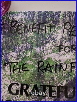 Original Grateful Dead Rain Forest Benefit Poster