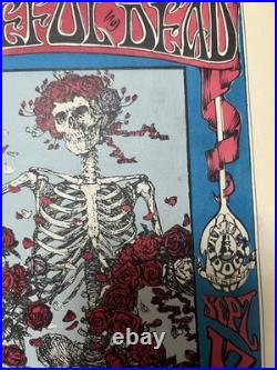 Original Grateful Dead Skeleton &Roses 1966 FD-26 OHB Avalon Ballroom Handbill