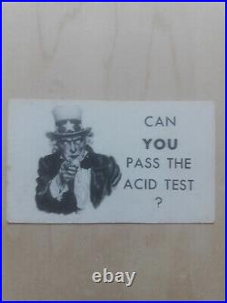 Original Ken Kesey Acid Test Membership Card Grateful Dead Pre-Concert RARE Item
