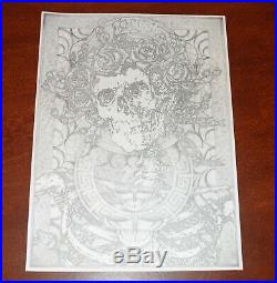 Original Michael Everett Graphite Bertha Grateful Dead Art not Poster Print 2008