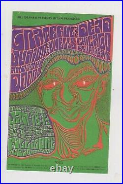 Orignal BG45 handbill BLANK BACK / GRATEFUL DEAD/ THE DOORS / JUNIOR WELLS 1967