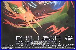 PHIL LESH & FRIENDS- Original 60th Birthday Party Concert Poster 2000 S. Mouse