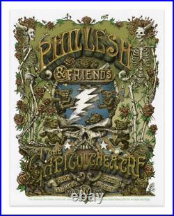 PHIL LESH Port Chester THE CAPITOL 2023 GOLD VARIANT Poster #/20 David Welker