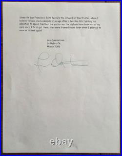 Paul Foster Grateful Dead Acid Test MERRY PRANKSTER OWNED LEE QUARNSTROM poster