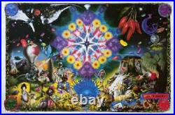 Peace, Love and Jellybeans 1995 Grateful Dead Art Poster 20 x 30