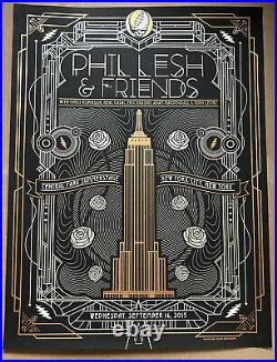 Phil Lesh 2015 Central Park Not Grateful Dead Original 1st Art Deco LSD Garcia