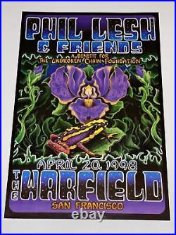 Phil Lesh And Friends 4-20-1998 Michael Everett Original Concert Poster