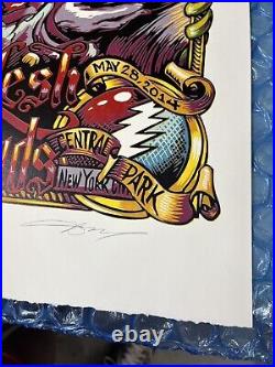 Phil Lesh And Friends Grateful Dead New York 2014 Show Poster