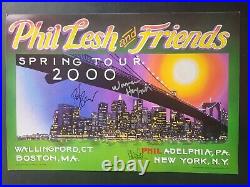 Phil Lesh And Friends Poster Autographed By Phil, Warren Haynes And Rob Boraco