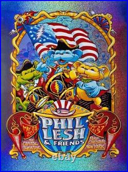 Phil Lesh & Friends Capitol Theater Memorial Day 2017 AJ Masthay SN Sparkle Foil