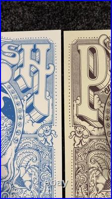 Phil Lesh & Friends Capitol Theatre Poster Set (3) #13/225 #13/100 #13/50 MINT