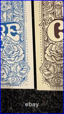 Phil Lesh & Friends Capitol Theatre Poster Set (3) #13/225 #13/100 #13/50 MINT