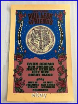 Phil Lesh & Friends Grateful Dead Poster Gary Houston 2005 Colorado Ryan Adams