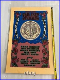 Phil Lesh & Friends Grateful Dead Poster Gary Houston 2005 Colorado Ryan Adams