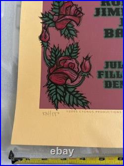 Phil Lesh & Friends Grateful Dead Poster Gary Houston 2005 Colorado Ryan Adams