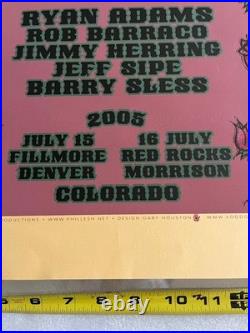 Phil Lesh & Friends Grateful Dead Poster Gary Houston 2005 Colorado Ryan Adams