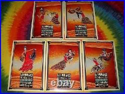 Phil Lesh Grateful Dead May 13-18 2008 Warfield Skeleton Concert 5 Poster Set