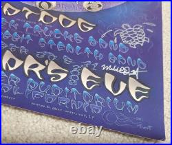 Phil Lesh Ratdog Oakland NYE 2001/2002 Poster Signed By Michael Everett