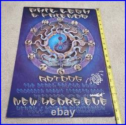 Phil Lesh Ratdog Oakland NYE 2001/2002 Poster Signed By Michael Everett