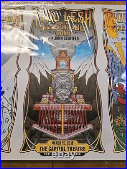 Phil Lesh & The Terrapin Family Band Uncut Poster Capitol Theatre NY 2018 RARE