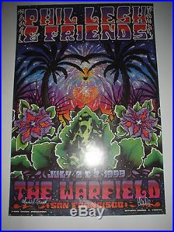 Phil Lesh and Friends Poster Signed by Phil Lesh Autographed Grateful Dead