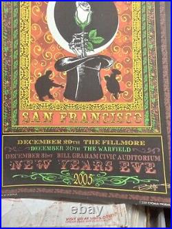Phil Lush And Friends San Francisco New Year's 2005 Poster Signed