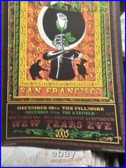 Phil Lush And Friends San Francisco New Year's 2005 Poster Signed