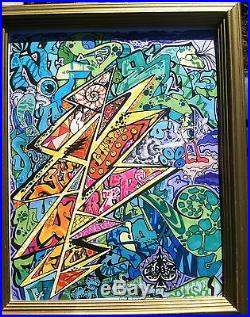 Psychedelic Art Poster Grateful Dead 13 Bolt Further Ratdog Phish Owsley LSD