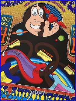 Psychedelic Grateful Dead Poster Hill Auditorium 1971 New Riders Original Poster