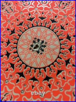 Psychedelic Poster Vintage 1960's Round Print RARE Not Grateful Dead LSD