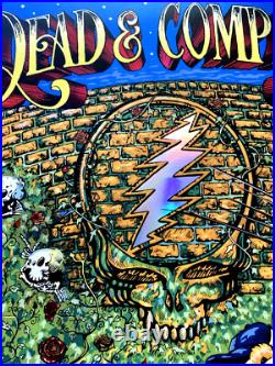 RAINBOW FOIL Dead And Company Poster Wrigley Field Chicago 2019 SIGNED AP S/N