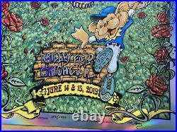 RAINBOW FOIL Dead And Company Poster Wrigley Field Chicago 2019 SIGNED AP S/N