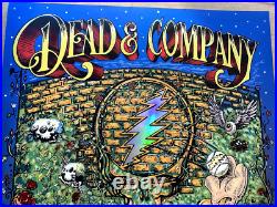 RAINBOW FOIL Dead And Company Poster Wrigley Field Chicago 2019 SIGNED AP S/N