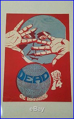 RARE 1967 Grateful Dead/Continental concert poster