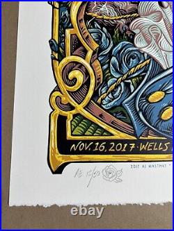 RARE 2017 Dead & Company 11/16 Philadelphia Concert Poster S/N Grateful x/50