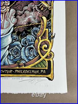 RARE 2017 Dead & Company 11/16 Philadelphia Concert Poster S/N Grateful x/50